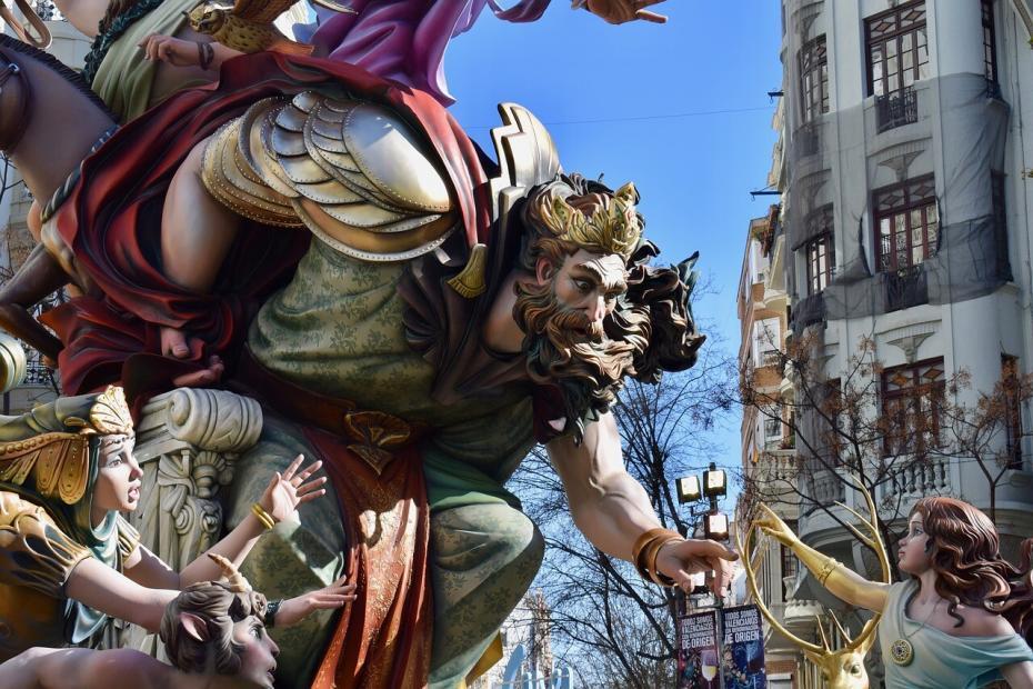 Las Fallas, Valencia Image by Pàtrocle R. M. i Santos from Pixabay