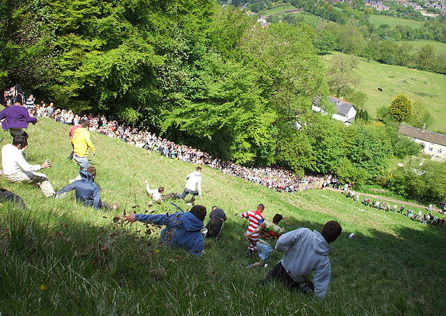 Unique Festivals: Cooper’s Hill Cheese-Rolling and Wake