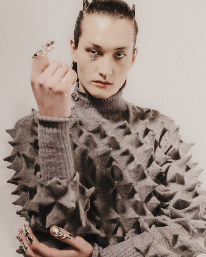 London Fashion Week - Chet Lo, Backstage