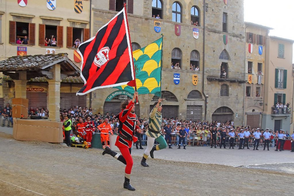 Giostra del Saracino in Arezzo, Italy